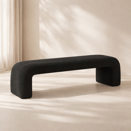 Niagara Boucle Fabric Bench