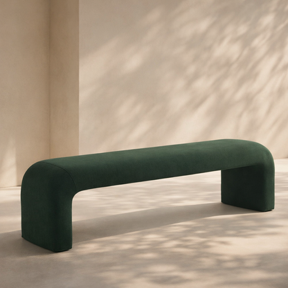 Niagara Boucle Fabric Bench