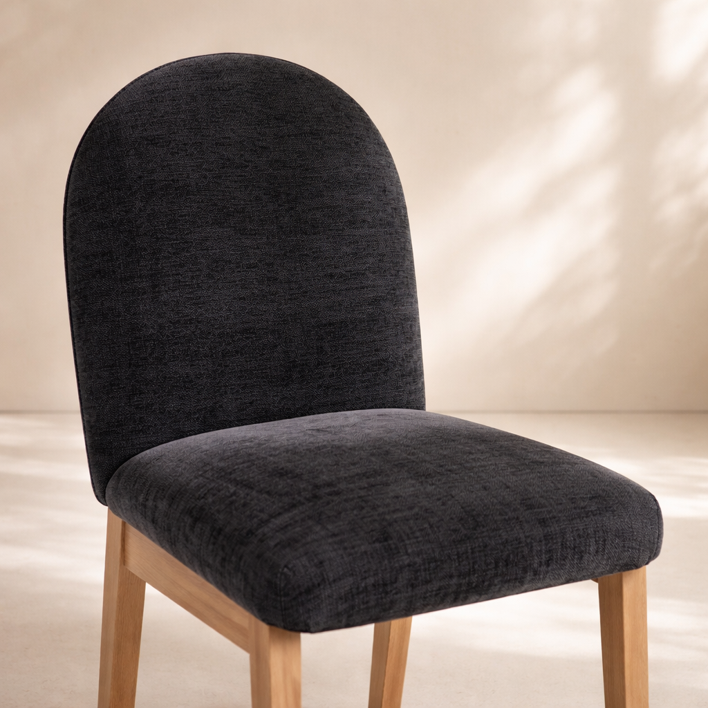 Waldorf 18" Chenille Fabric Dining Side Chair