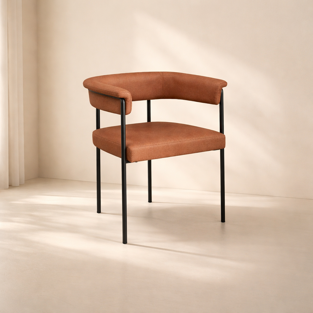 Malin Vegan Leather Dining Chair (set of 2)