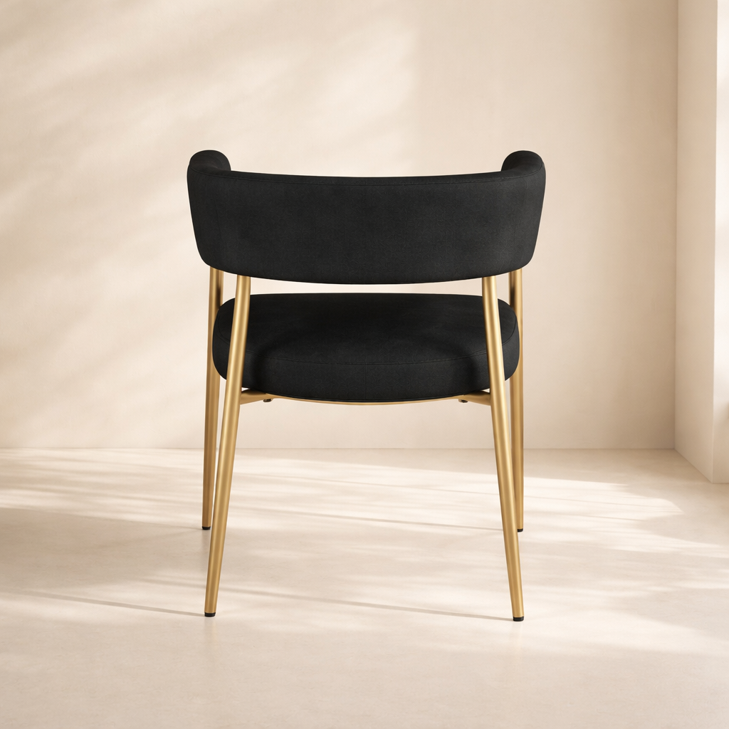 Creston Linen Fabric Dining Chair