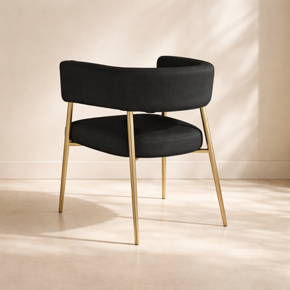 Creston Linen Fabric Dining Chair