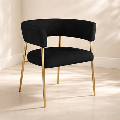 Creston Linen Fabric Dining Chair