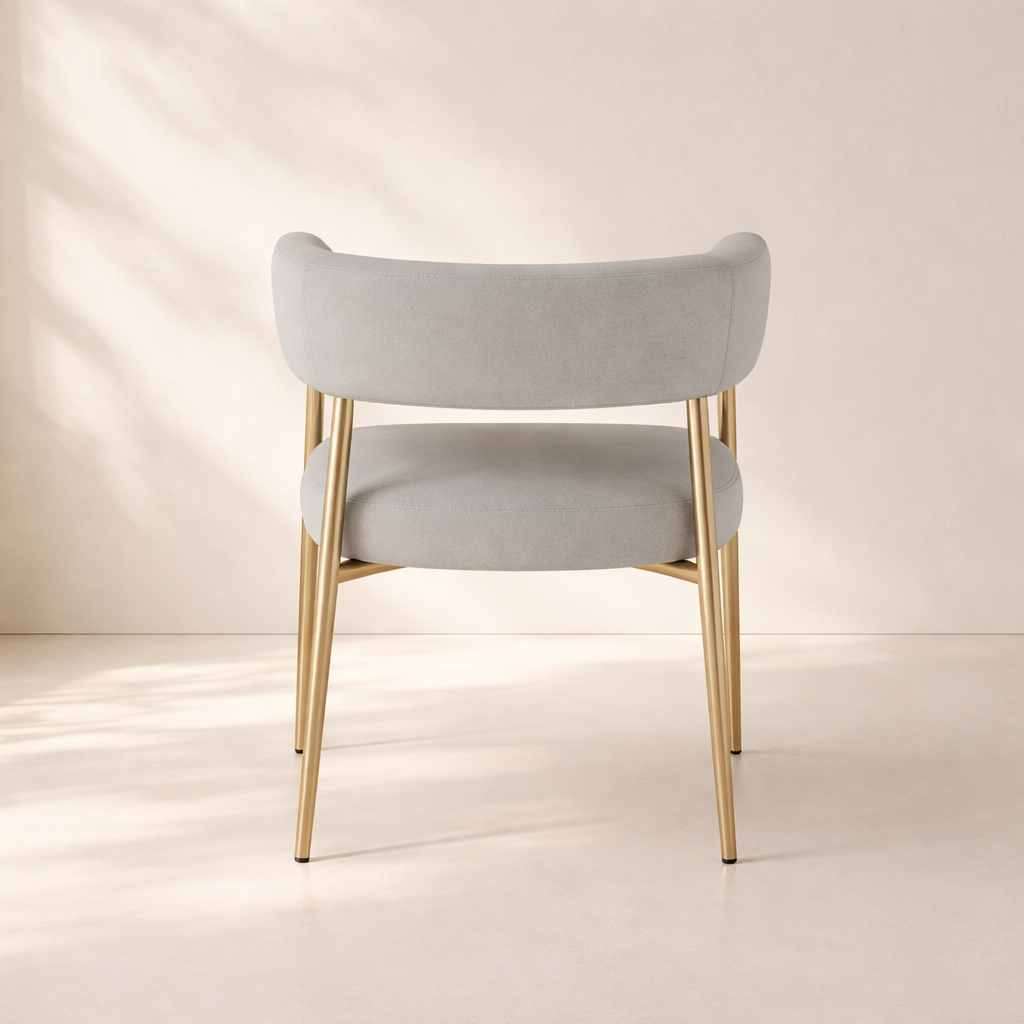 Creston Linen Fabric Dining Chair