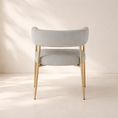 Creston Linen Fabric Dining Chair