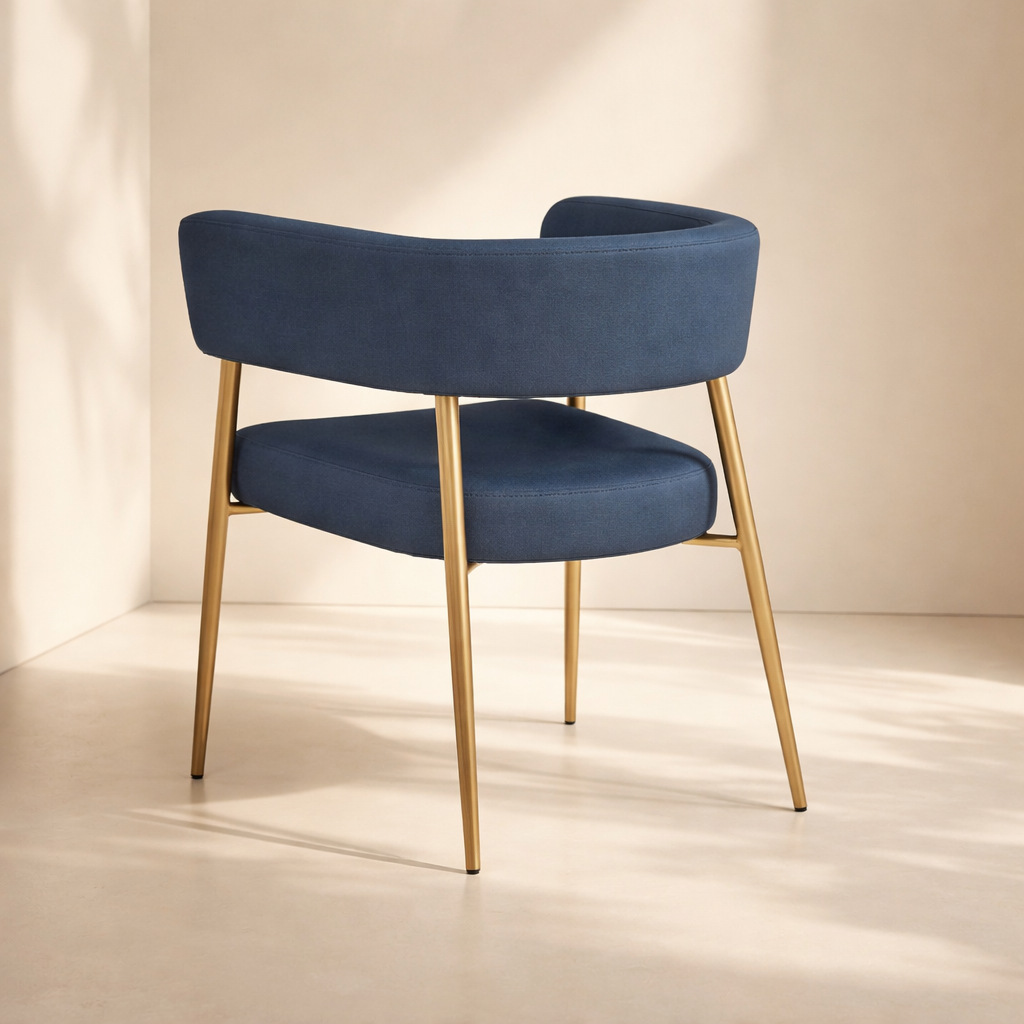 Creston Linen Fabric Dining Chair