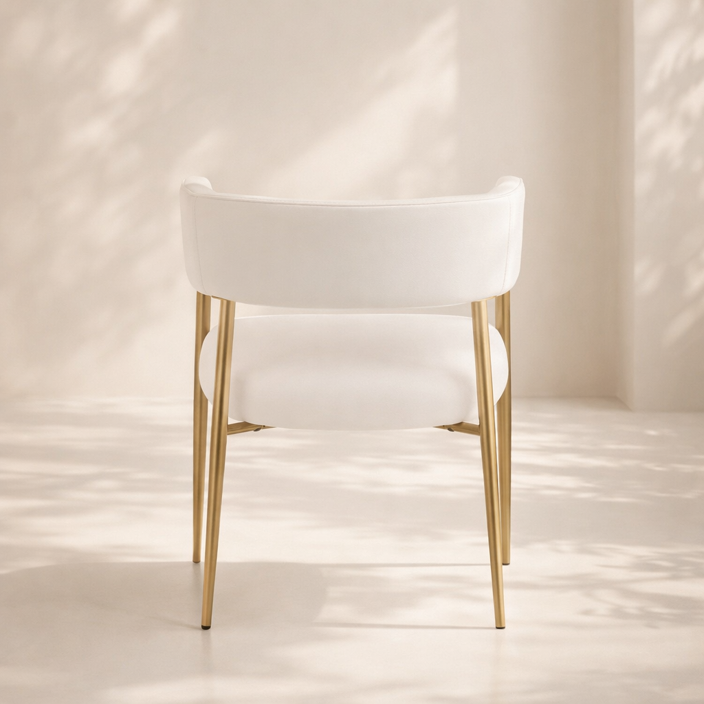 Creston Linen Fabric Dining Chair