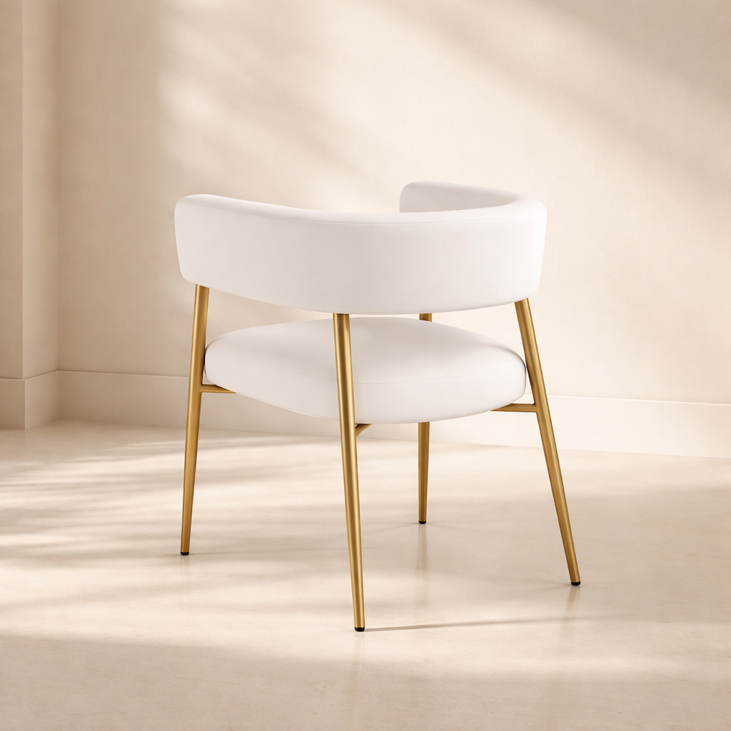 Creston Linen Fabric Dining Chair