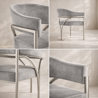 Madelyn Velvet Dining Chair (set of 2)