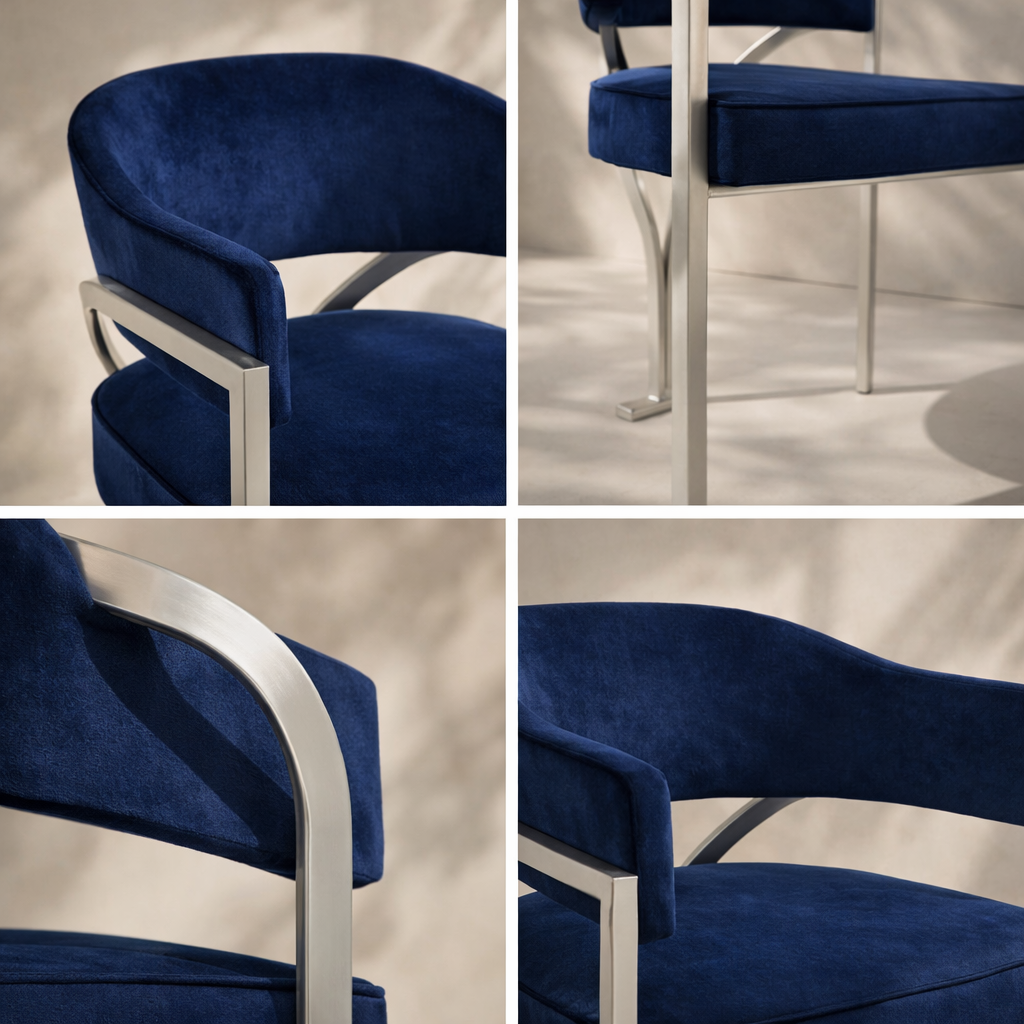 Madelyn Velvet Dining Chair (set of 2)