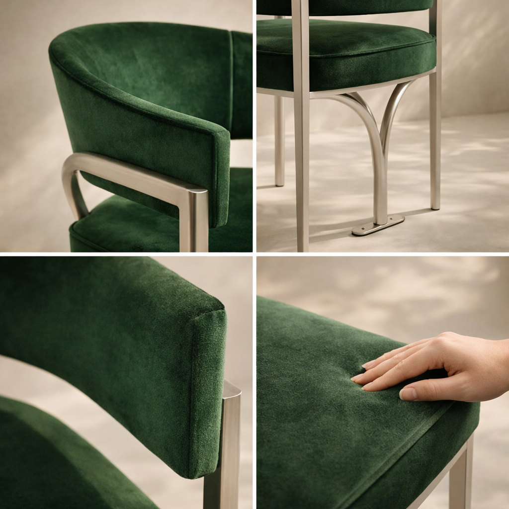 Madelyn Velvet Dining Chair (set of 2)