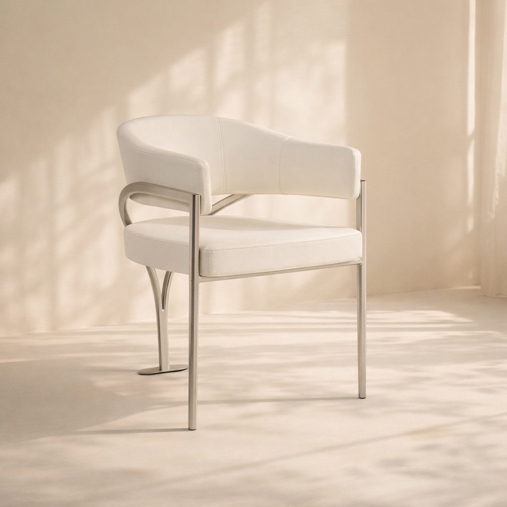 Madelyn Vegan Leather Dining Chair (set of 2)