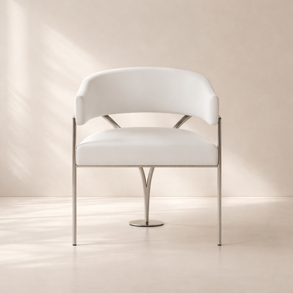 Madelyn Vegan Leather Dining Chair (set of 2)