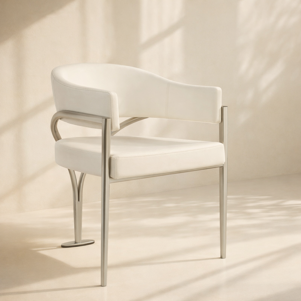 Madelyn Vegan Leather Dining Chair (set of 2)