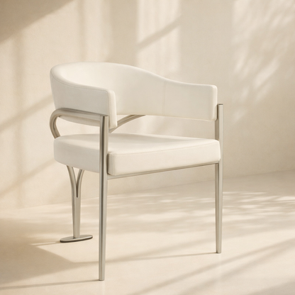 Madelyn Vegan Leather Dining Chair (set of 2)