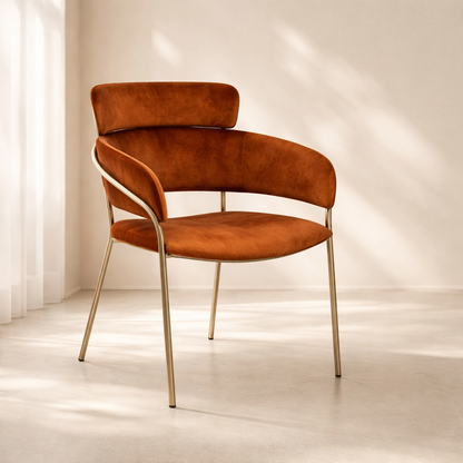 Yara Velvet Dining Chair (set of 2)