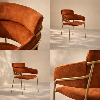 Yara Velvet Dining Chair (set of 2)