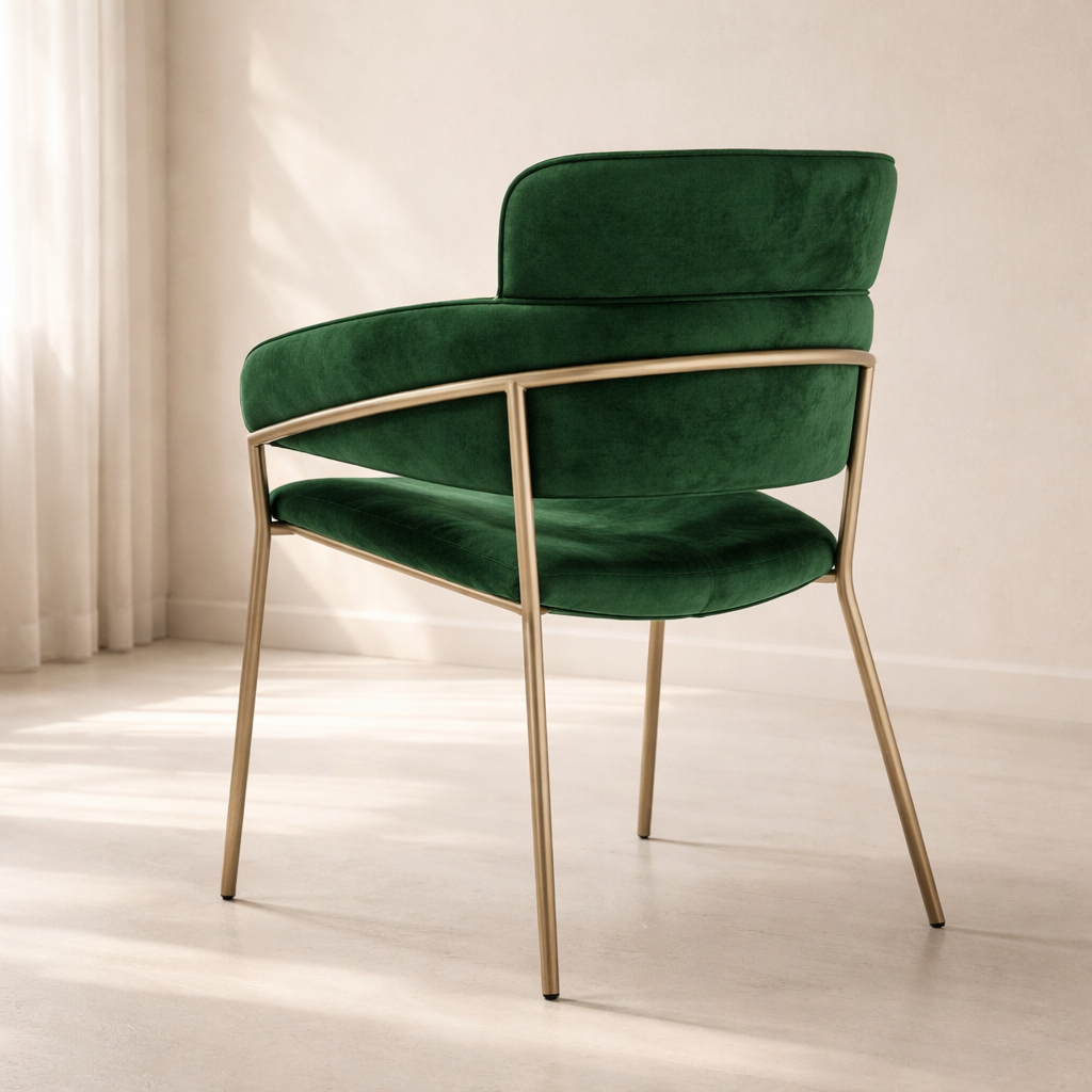 Yara Velvet Dining Chair (set of 2)