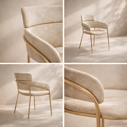 Yara Velvet Dining Chair (set of 2)