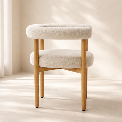 Hyatt Boucle Fabric Dining Chair