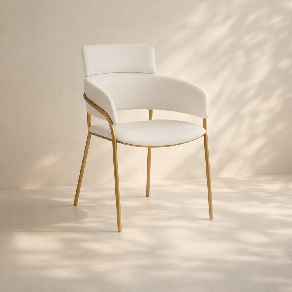 Yara Vegan Leather Dining Chair (set of 2)