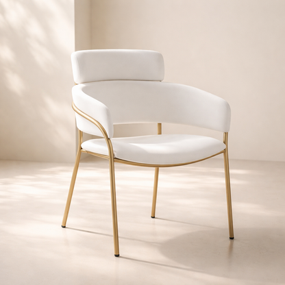 Yara Vegan Leather Dining Chair (set of 2)