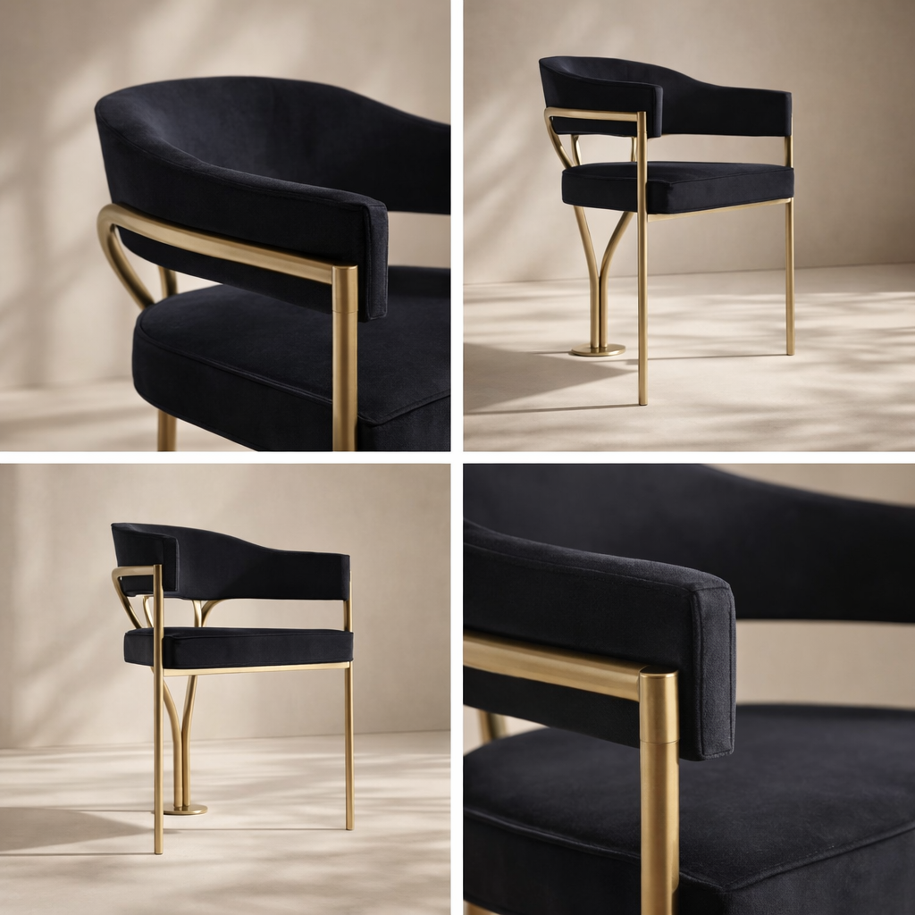 Madelyn Velvet Dining Chair (set of 2)