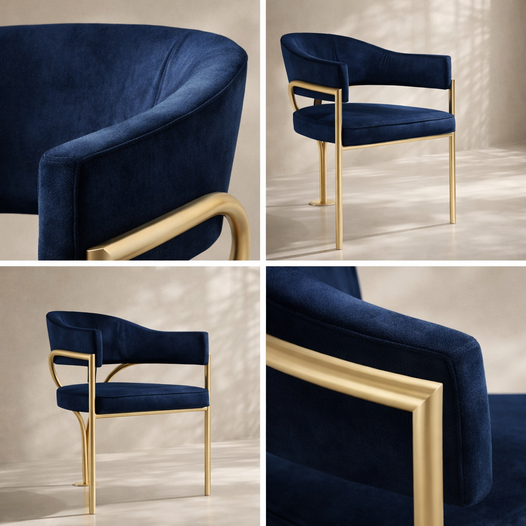 Madelyn Velvet Dining Chair (set of 2)