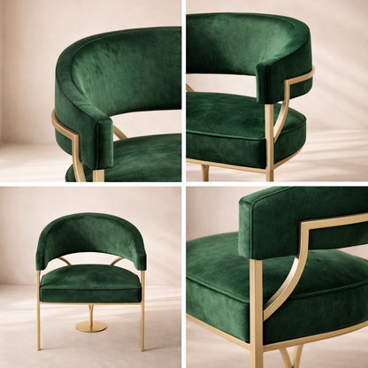 Madelyn Velvet Dining Chair (set of 2)