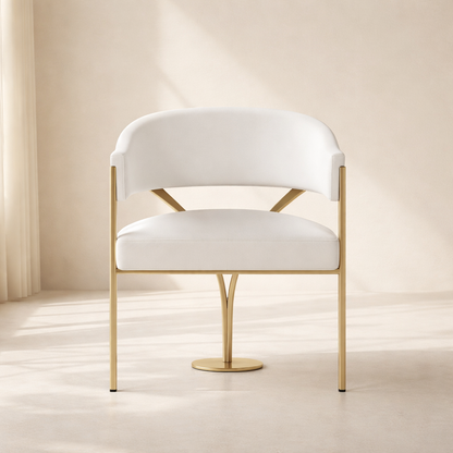 Madelyn Vegan Leather Dining Chair (set of 2)