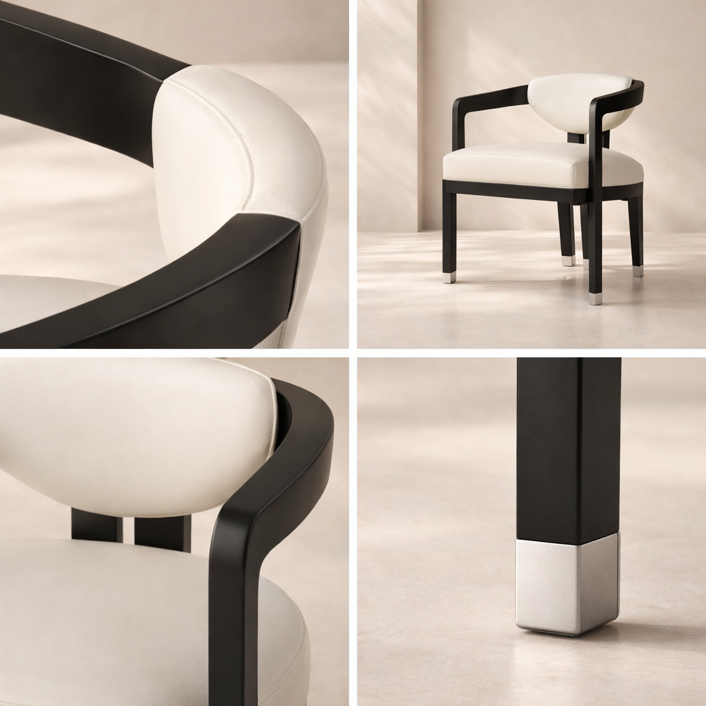 Carlyle Vegan Leather Dining Chair