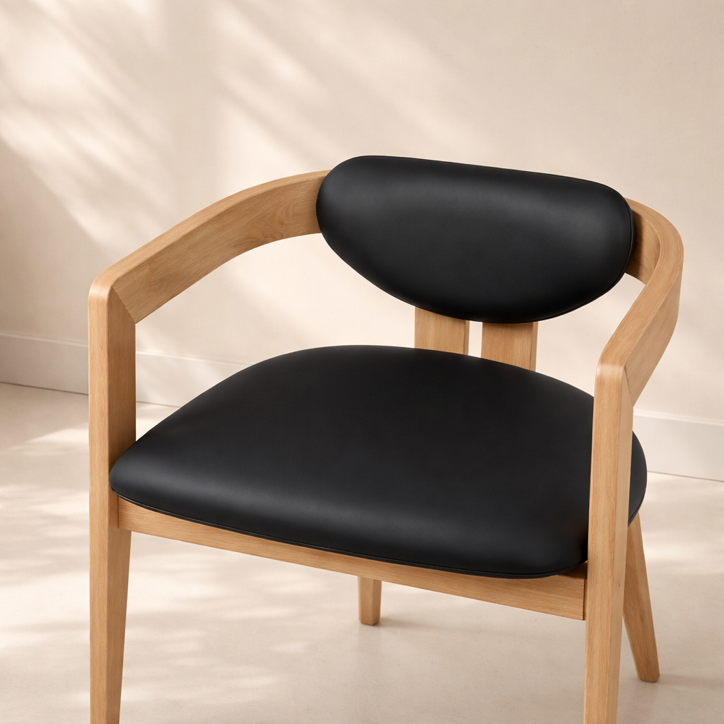 Carlyle Vegan Leather Dining Chair