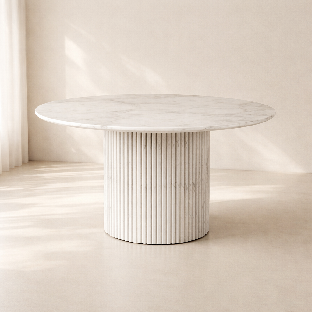 Genoa 48" Marble Dining Table