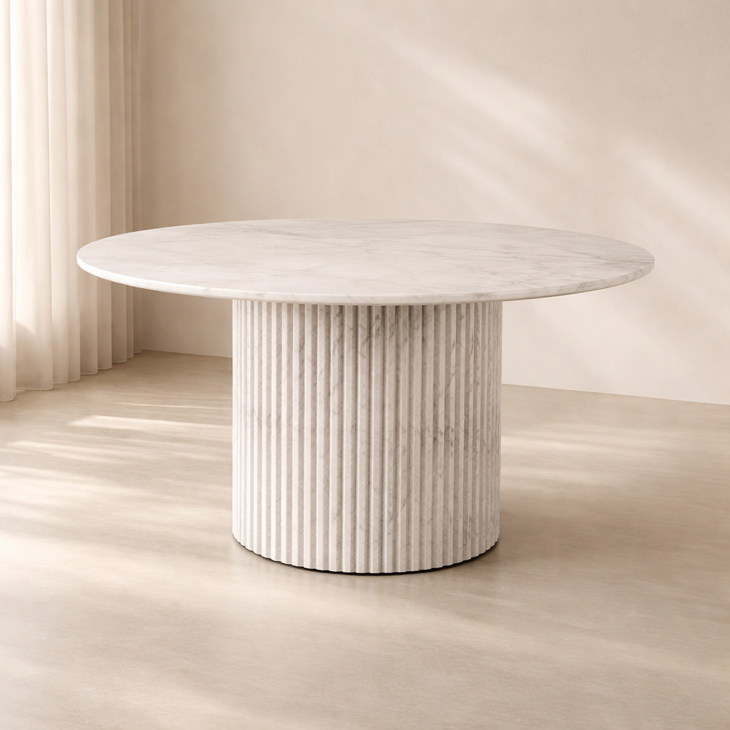 Genoa 48" Marble Dining Table