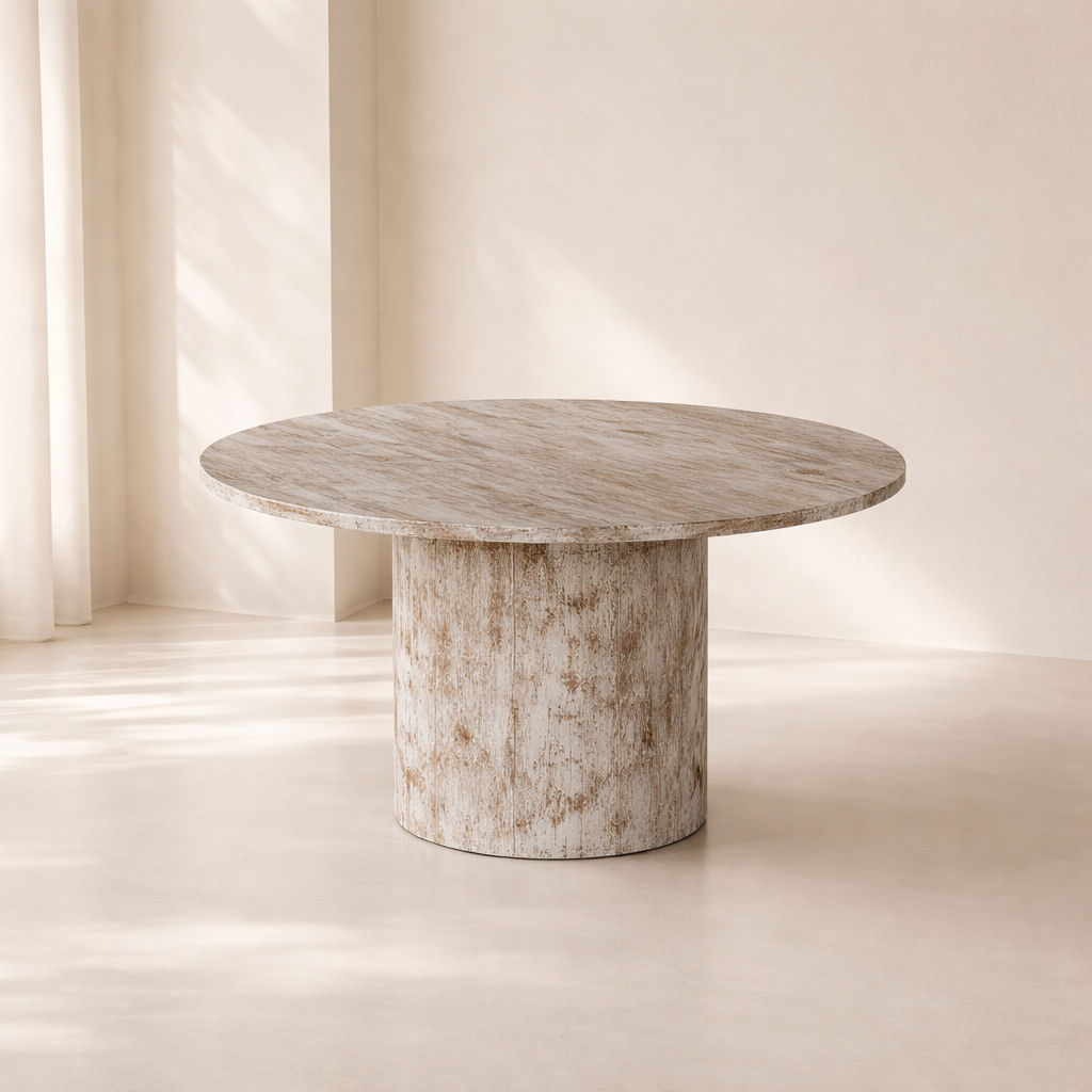 Genoa 48" Marble Dining Table