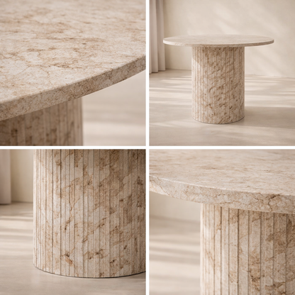 Genoa 48" Marble Dining Table