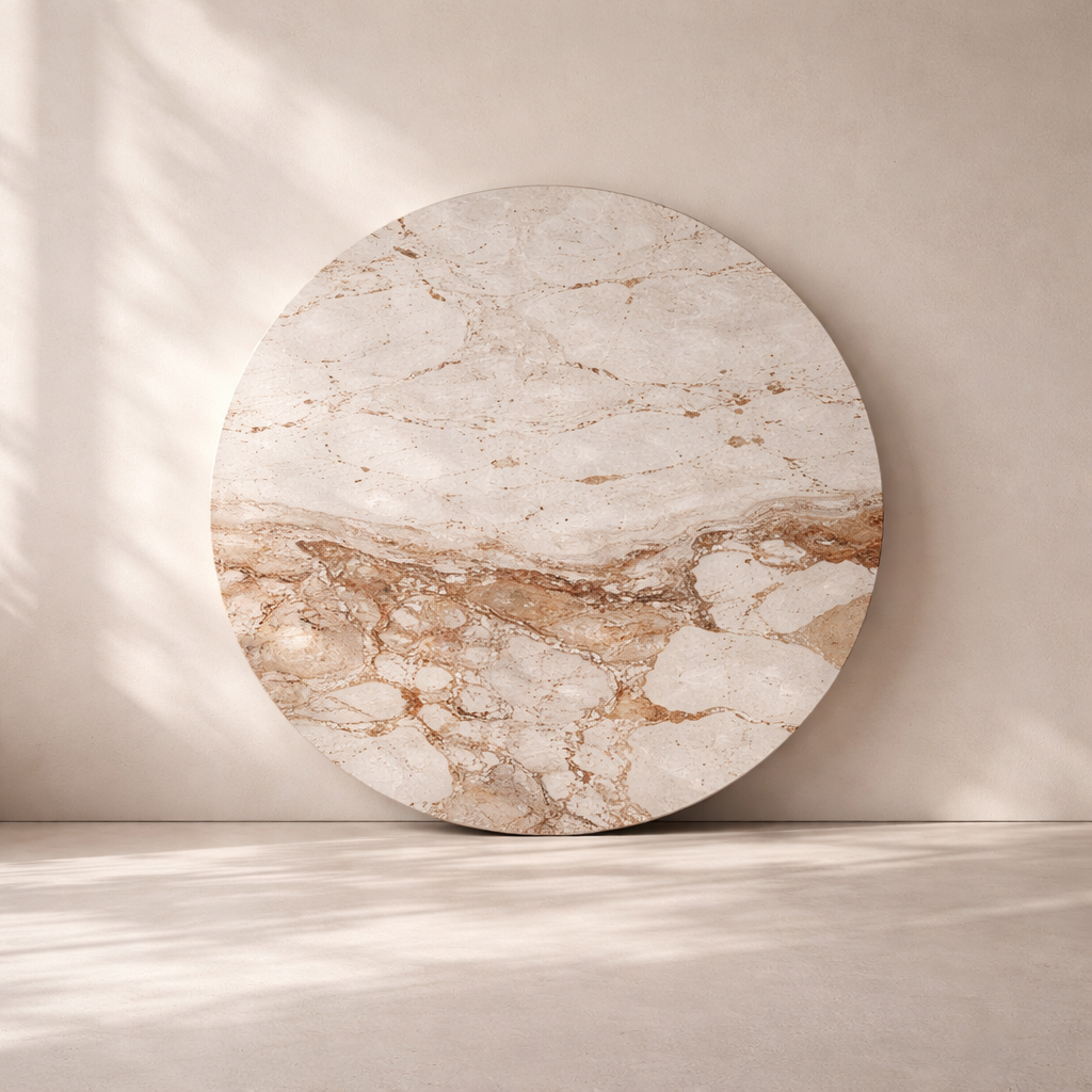 Genoa 48" Marble Dining Table