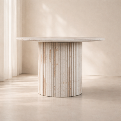 Genoa 48" Marble Dining Table