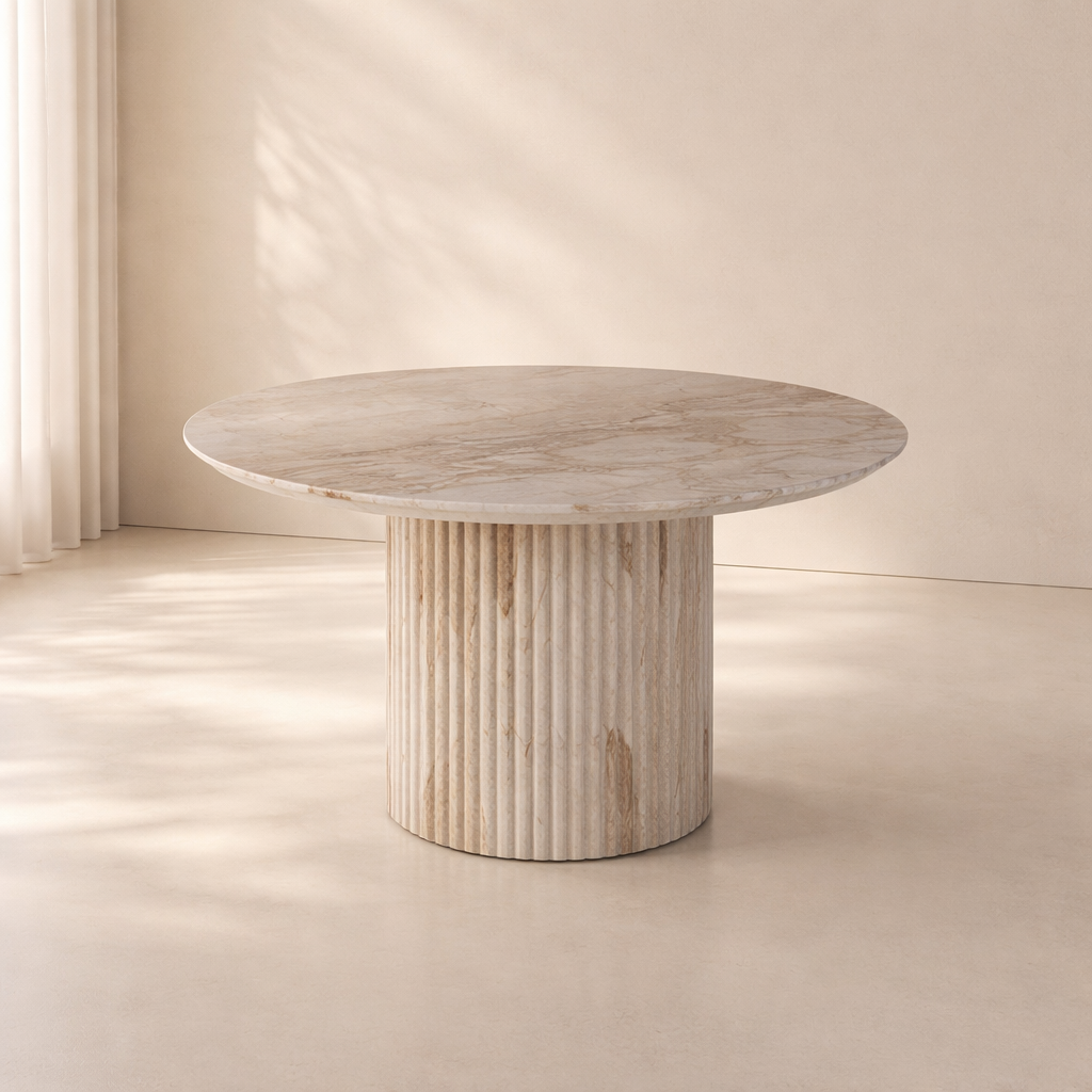 Genoa 48" Marble Dining Table