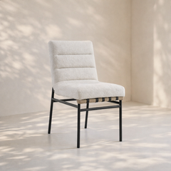 Burke Boucle Fabric Dining Chair (set of 2) 