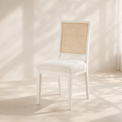 Butterfly Linen Fabric Dining Chair (set of 2)