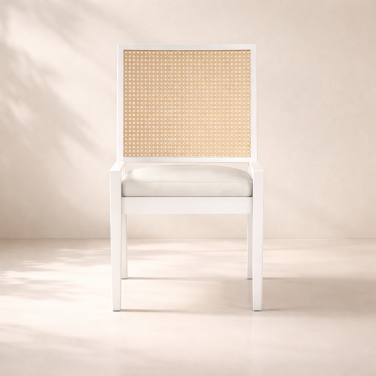 Butterfly Linen Fabric Dining Chair (set of 2)