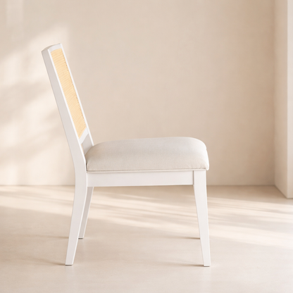 Butterfly Linen Fabric Dining Chair (set of 2)