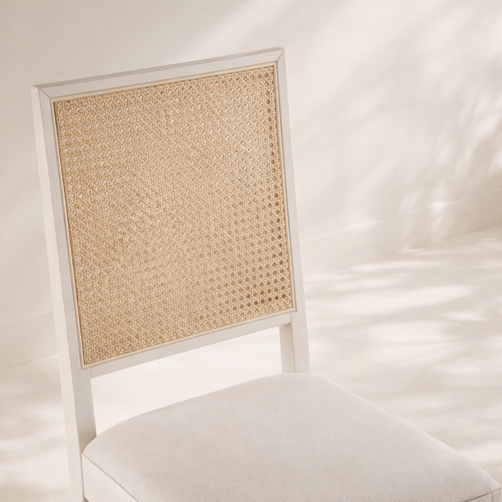 Butterfly Linen Fabric Dining Chair (set of 2)