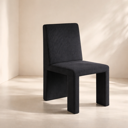 Benson Corduroy Fabric Upholstered Dining Chair (set of 2)
