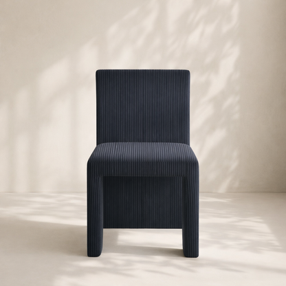 Benson Corduroy Fabric Upholstered Dining Chair (set of 2)