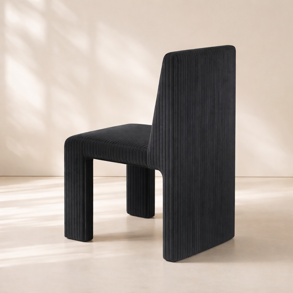 Benson Corduroy Fabric Upholstered Dining Chair (set of 2)