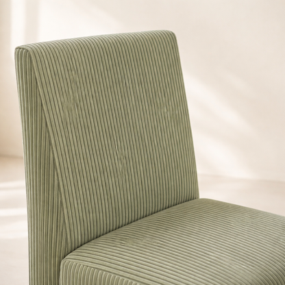 Benson Corduroy Fabric Upholstered Dining Chair (set of 2)