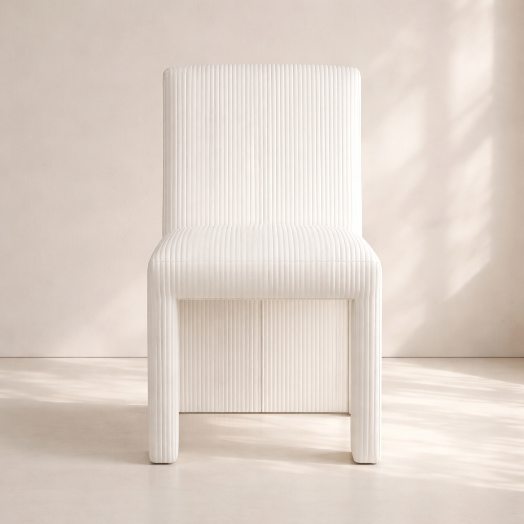 Benson Corduroy Fabric Upholstered Dining Chair (set of 2)