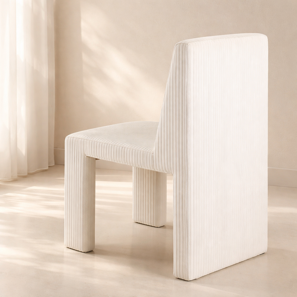 Benson Corduroy Fabric Upholstered Dining Chair (set of 2)